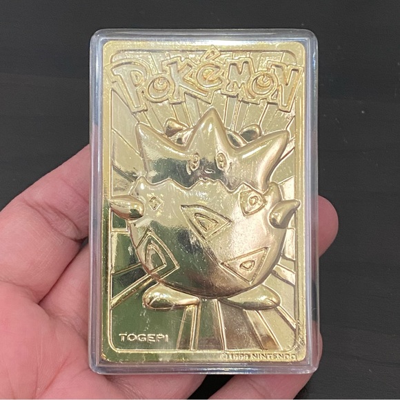 POKÉMON Special Edition Togepi 23k Gold-plated Trading Card w/ COA - Picture 3 of 11